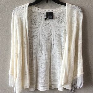 New direction ivory sweater, NWT